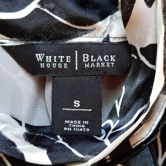 White House Black Market halter top blouse - Picture 6 of 7